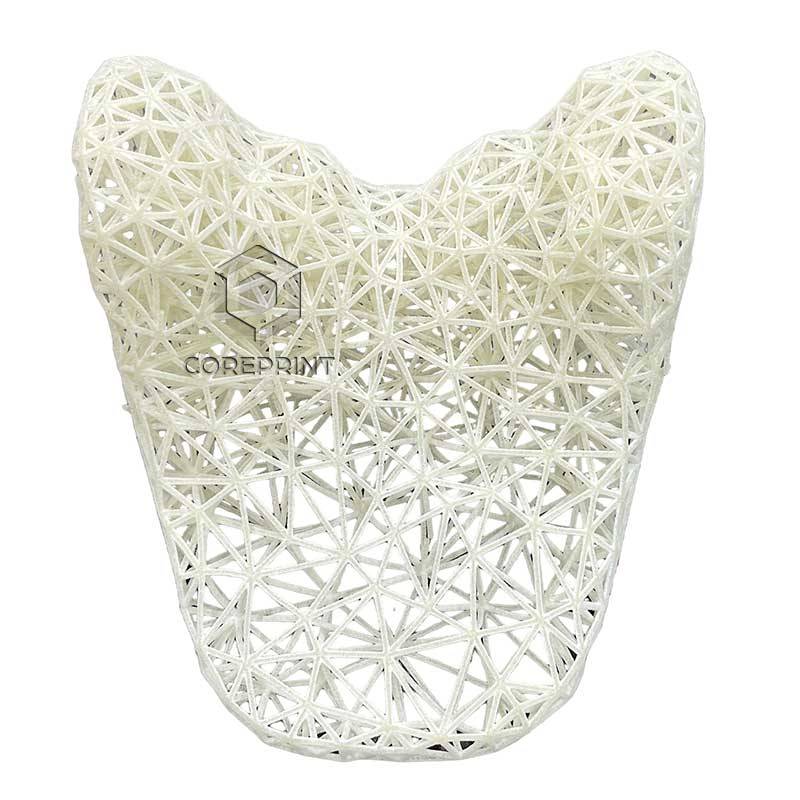 3D printing of white nylon pillow cores